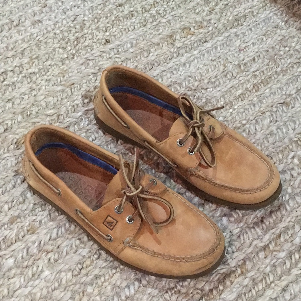 Men’s Tan Leather Sperry Top Sider